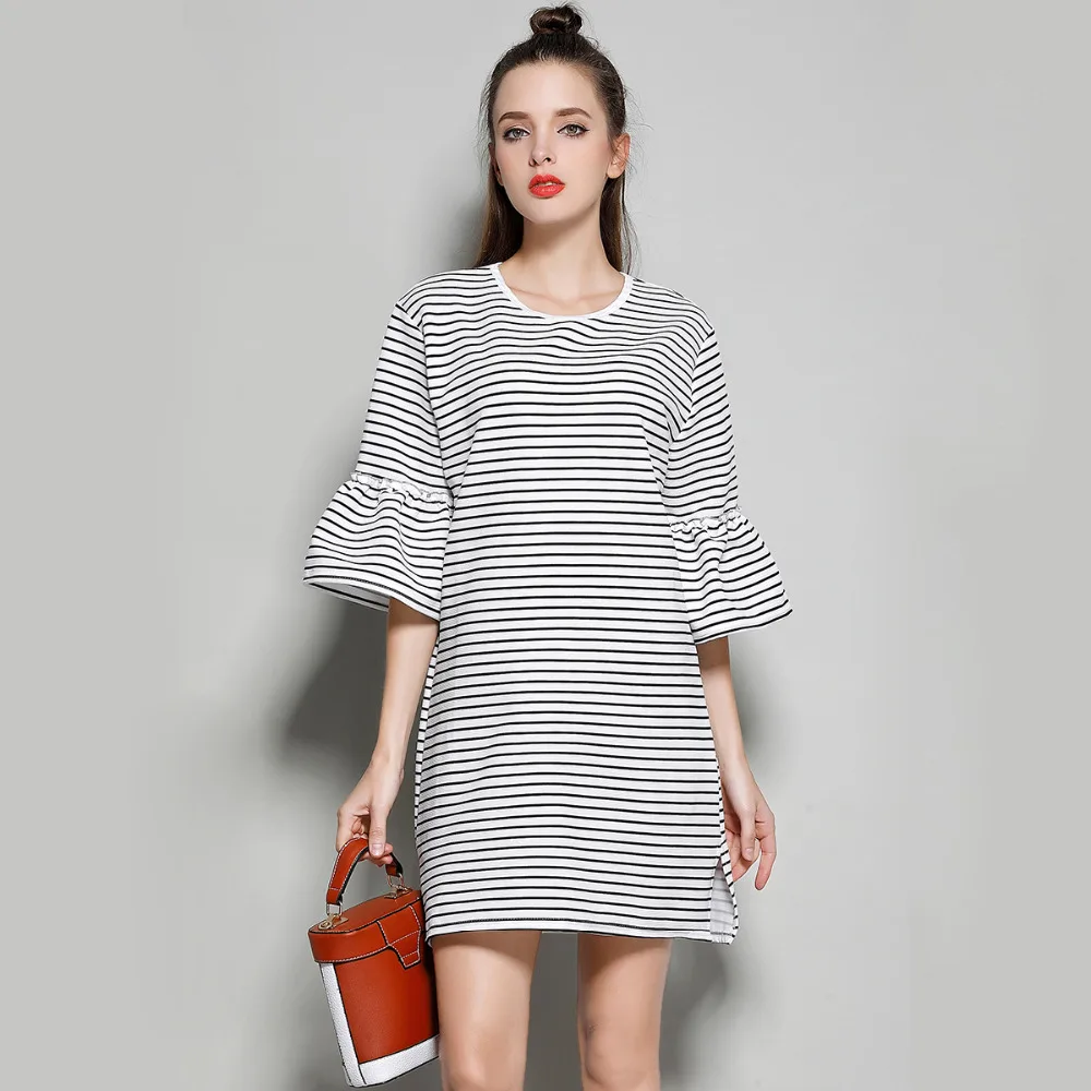Black Linen Summer Dress