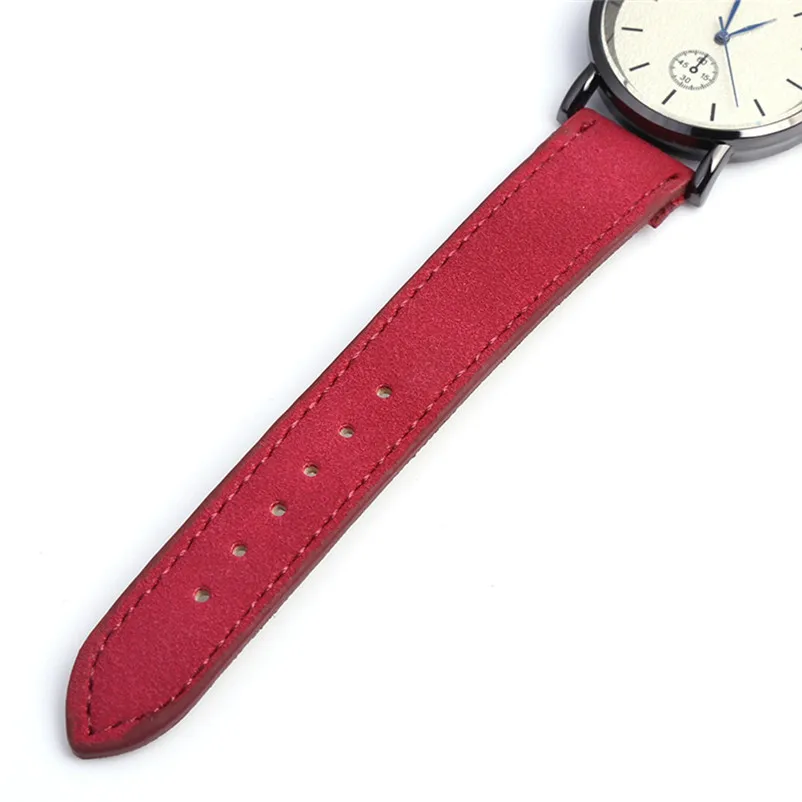 Fashion women watches bracelet watch ladies Leather Strap alloy Analog Quartz Round Wrist Watch clock Relogio Masculino Y19 (3)