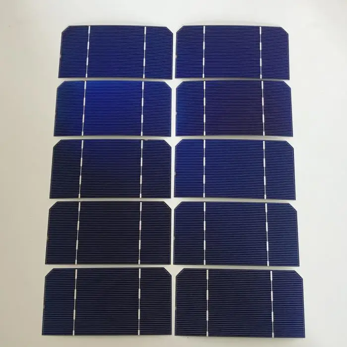 ALLMEJORES 20pcs 125 мм * 62 5 монокристаллическая солнечная ячейка 1 4 Вт 0 В каждый элемент