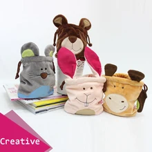 Soft Good Quality Animals Plush Pocket 20cm Stuffed Cute Animals Plush Pocket Free Shipping