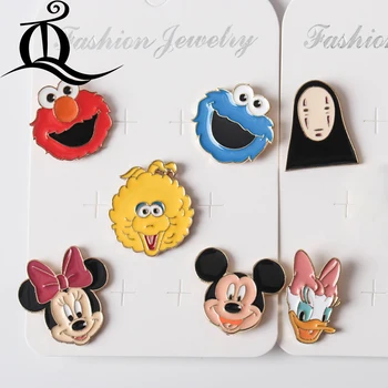 

1ps frog/cat/dog cartoon Pins metal brooches couple enamel pin Badges Hat Backpack Accessories Lovers jewelry Gift for lover nw1