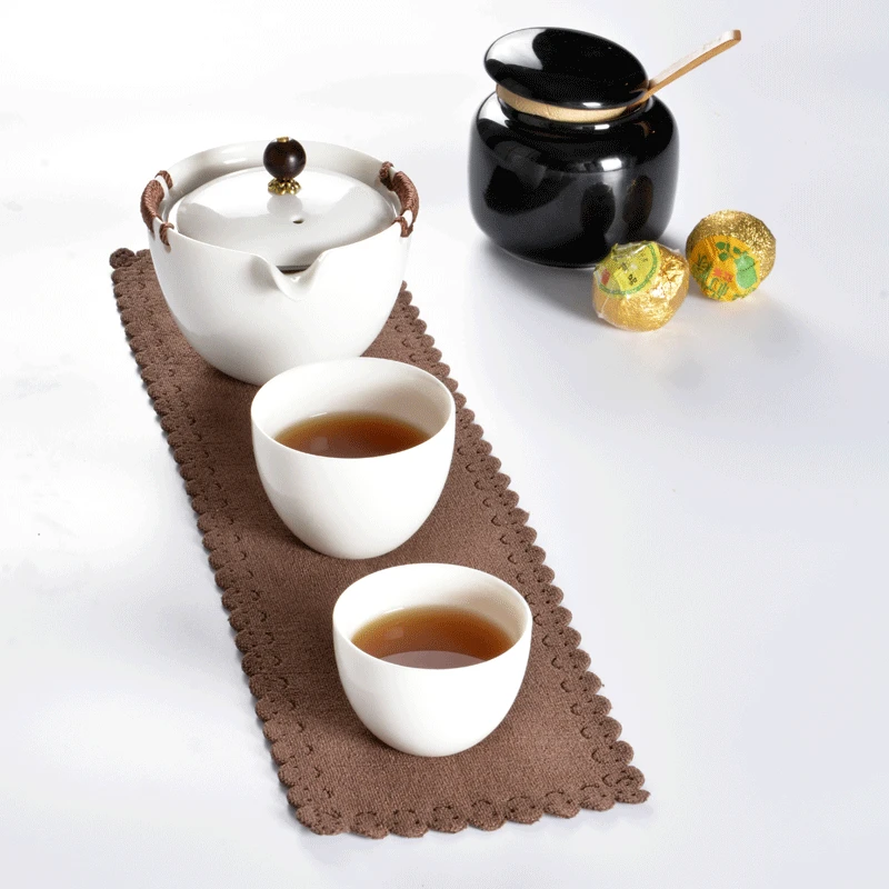 Japanese Style Portable Office Travel Tea Set Car Coarse Pottery Quick Cup 1 Teapot 2 Teacup 1 Tea