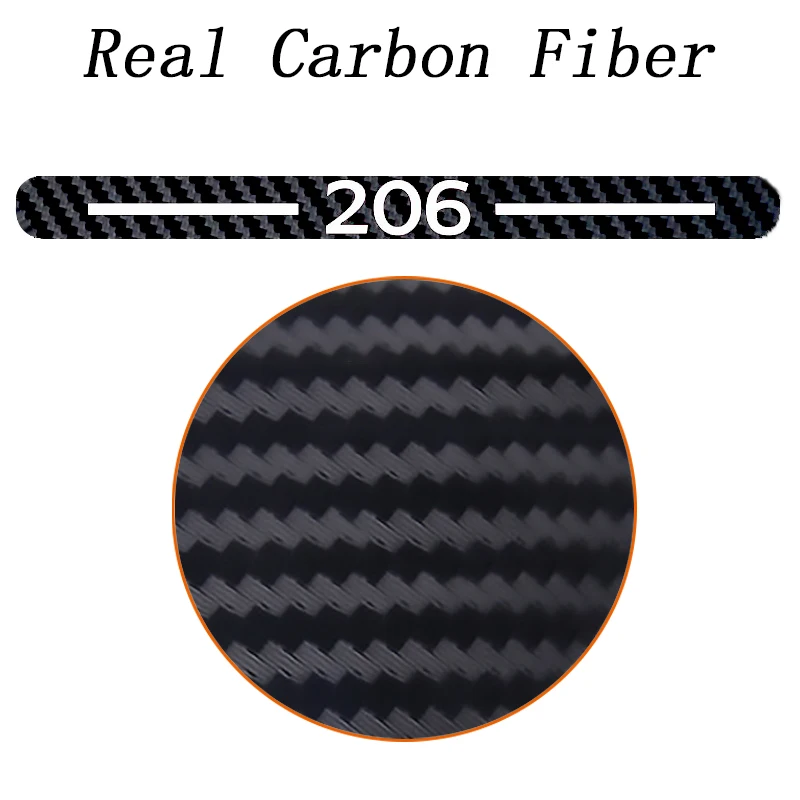 Авто-Стайлинг 3D углеродного волокна Эмблемы наклейки для peugeot 206 peugeot 307 авто высокого Mouned стоп-сигнал светильник аксессуары