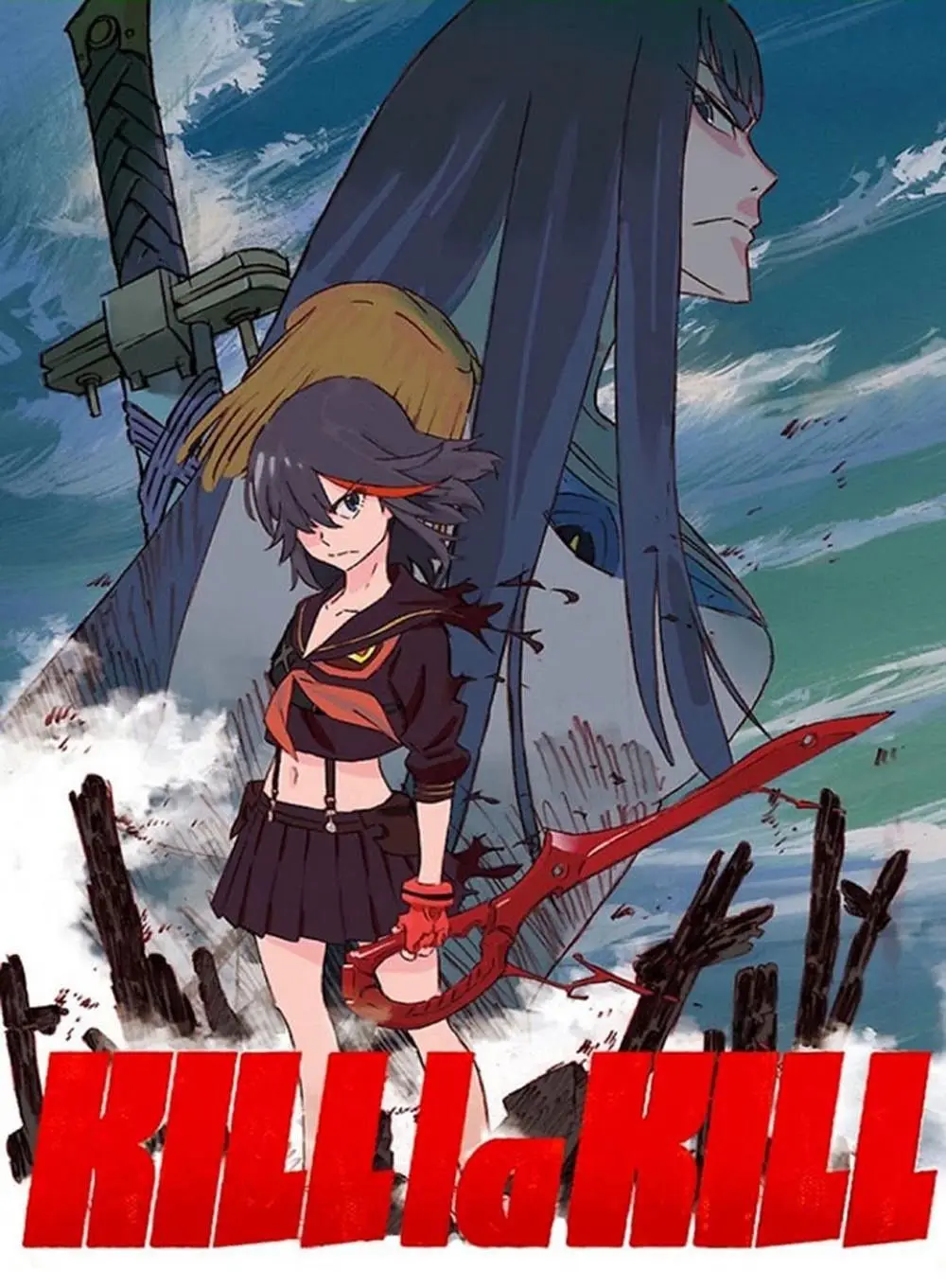Home Decor Kill La Kill Anime-Silk Art Poster Wall Sicker Decoration Gift