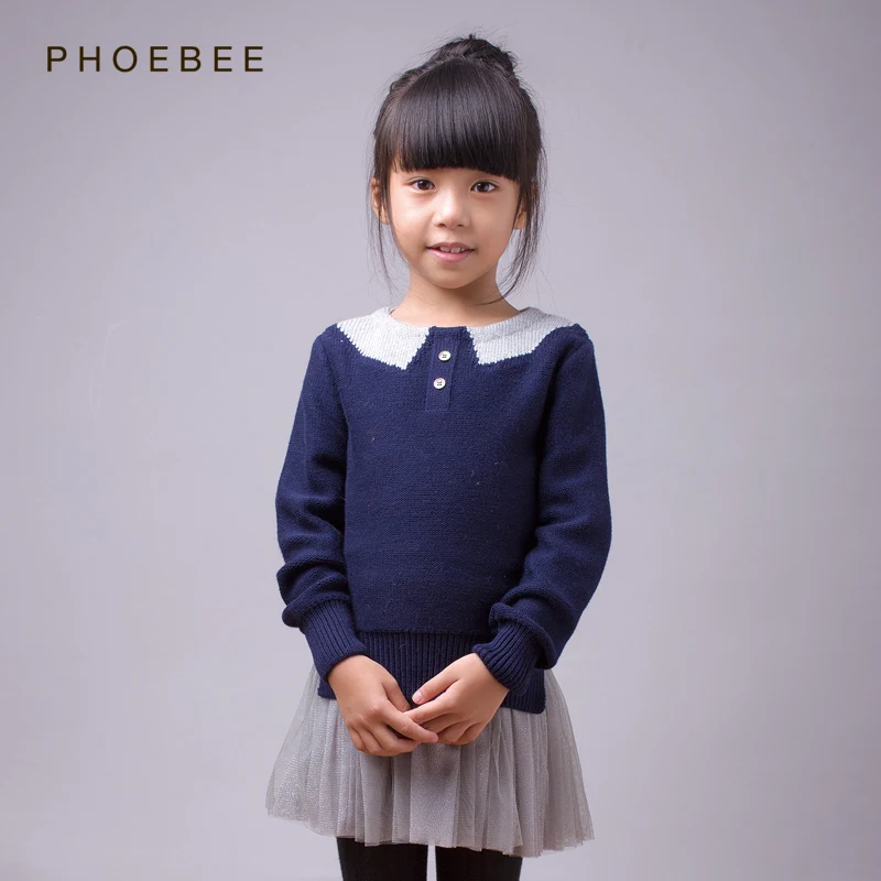 kids pullover sweater girls knitwear high quality winter children child