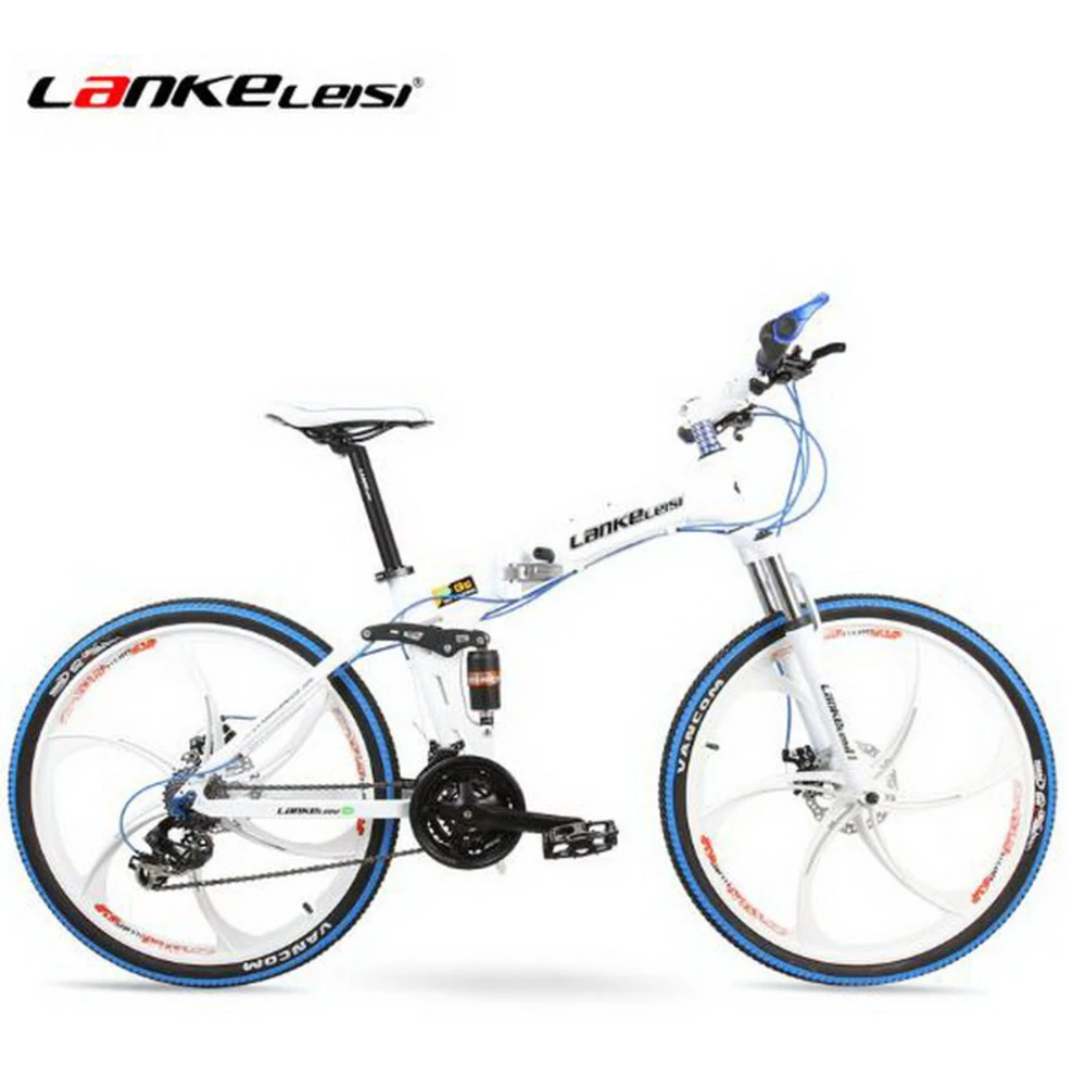 

LOVELION T250101/Bicycle 26-inch magnesium alloy one round two-disc brakes 24-speed folding mountain bike/Mechanical disc brake