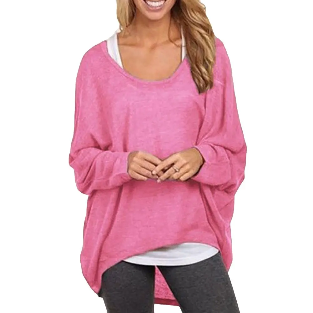 Wonder 5XL Plus Size T Shirt Women Korean Casual Long Camisetas Mujer Batwing Sleeve Loose T-shirt Female Pink Tunic Shirt Tops