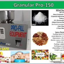PRO-150 Tea Leaf Corn Grain Medicine Seed Salt Rice Weighing Filling Machine Niblet Sesame Racking Powder Capsules Filler