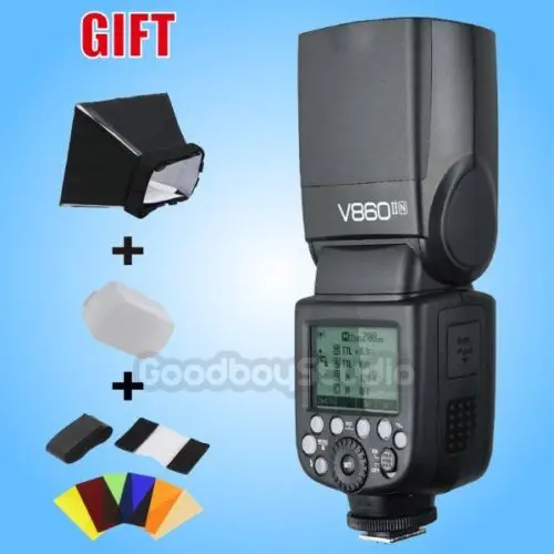 

Godox Ving V860II V860II-N i-TTL Wireless HSS 2.4G Li-ion Flash Speedlite Kit for Nikon (FREE GIFT)