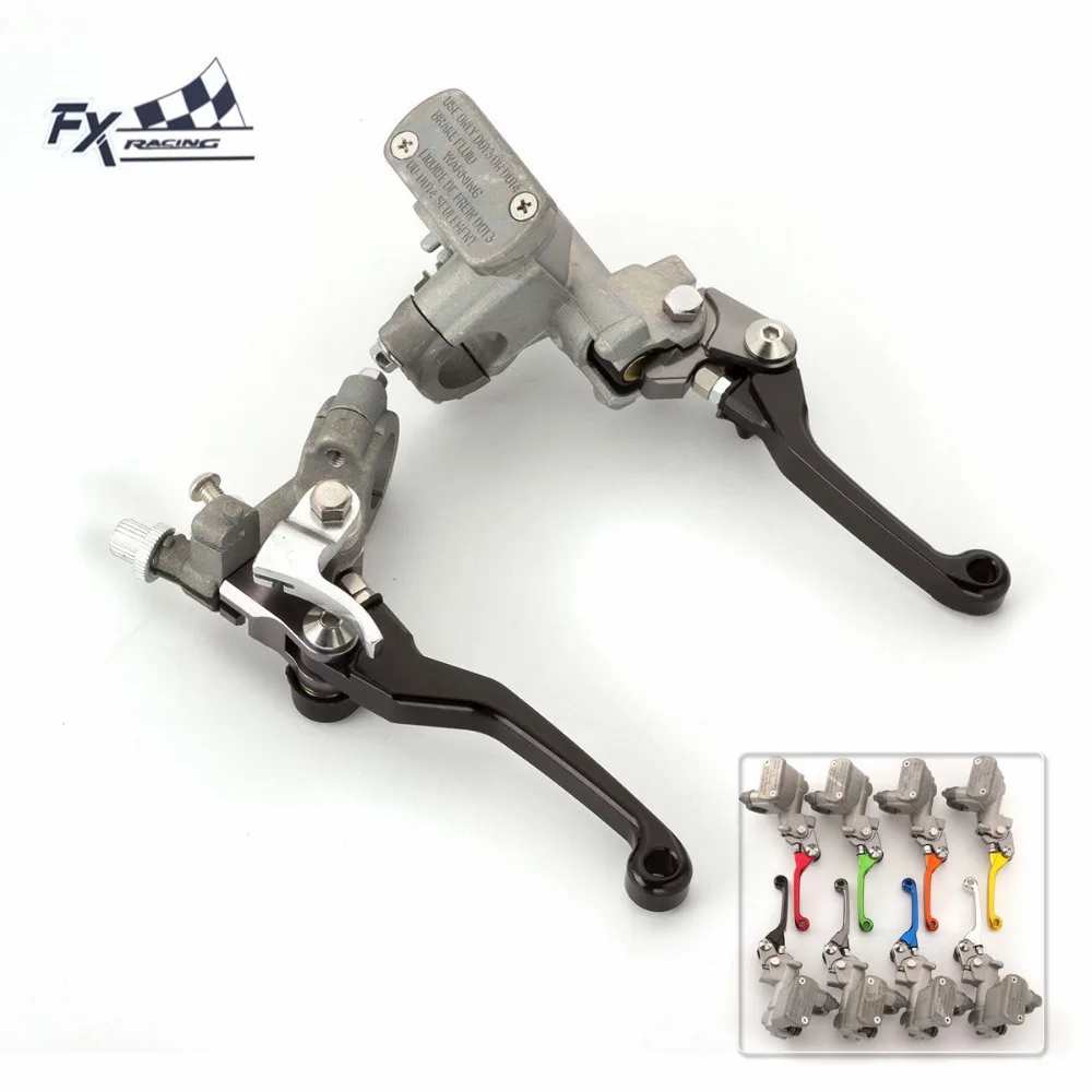 

Motorcycle Dirt Pit Bike Pitbike Brake Clutch Lever Master Cylinder Reservoir 22mm For Honda CRF 150R 250R 250X 450X 450R CR250R