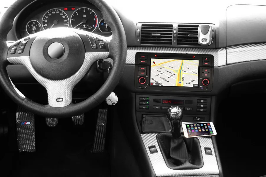 Cheap Erisin ES7546B 7" Android 8.0 car dvd Octa core DAB+ TPMS OBD BT 4G For BMW E46 318 320 325 M3 Rover75 MG ZT 1