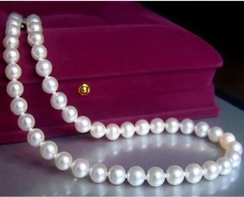

ddh003807 NOBLEST 10-11MM AKOYA WHITE PEARL NECKLACE 14K