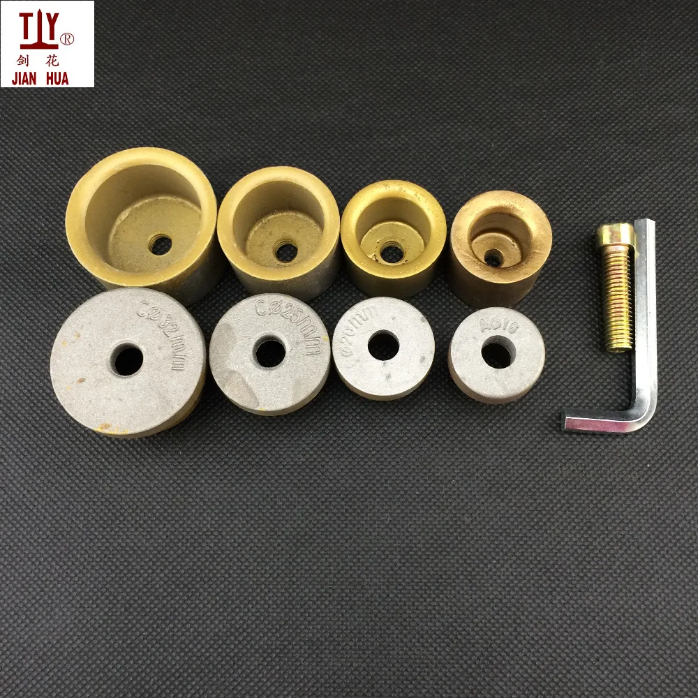 Peças de Soldagem Molde de Solda Tubulação de Água Nova Médio Cabeça Morrer 16-32mm Ouro Ppr pe pb Hotmelt Butt Welding 4 Pçs – Set