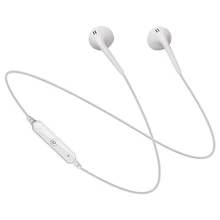 S6 Esporte Simples Fones de Ouvido Neckband Fone De Ouvido Bluetooth Para Telefone com Mic Fone de Ouvido Para iPhone Xiaomi HUawei Para mulheres dos homens