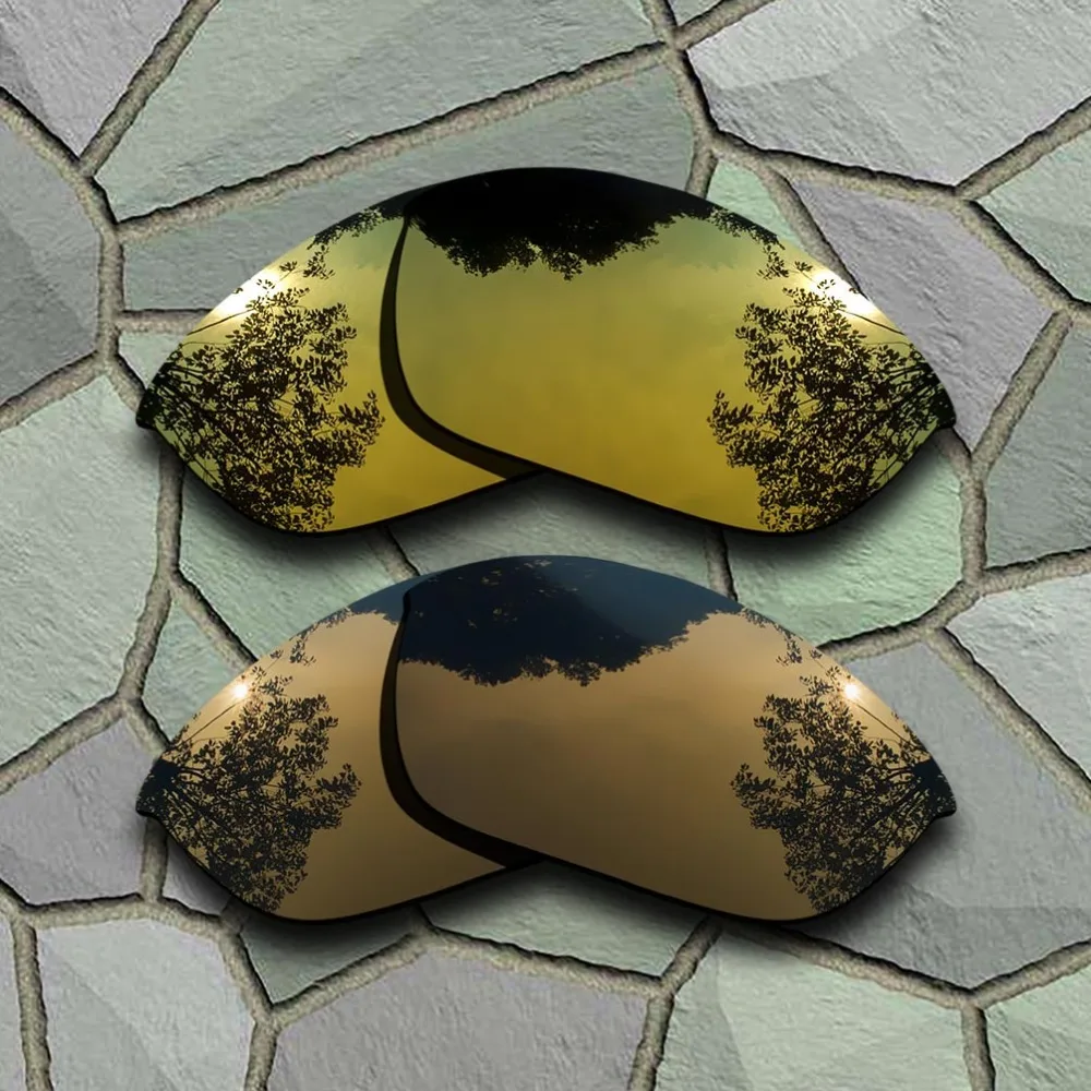 Желтые золотистые и бронзовые медные солнцезащитные очки поляризованные Сменные линзы для Оукли полукуртка 2,0