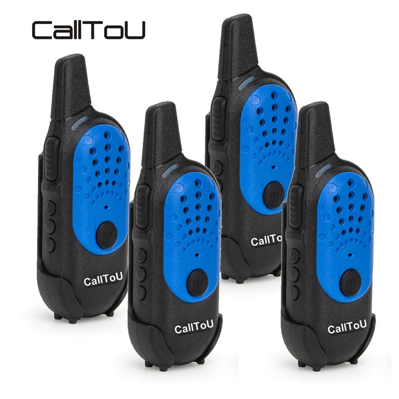 Caltto U Mini Walkie Talkie 2 шт Детские рации радио коммуникатор трансивер 400-470 МГц Портативное двухстороннее радио 1 шт/4 шт