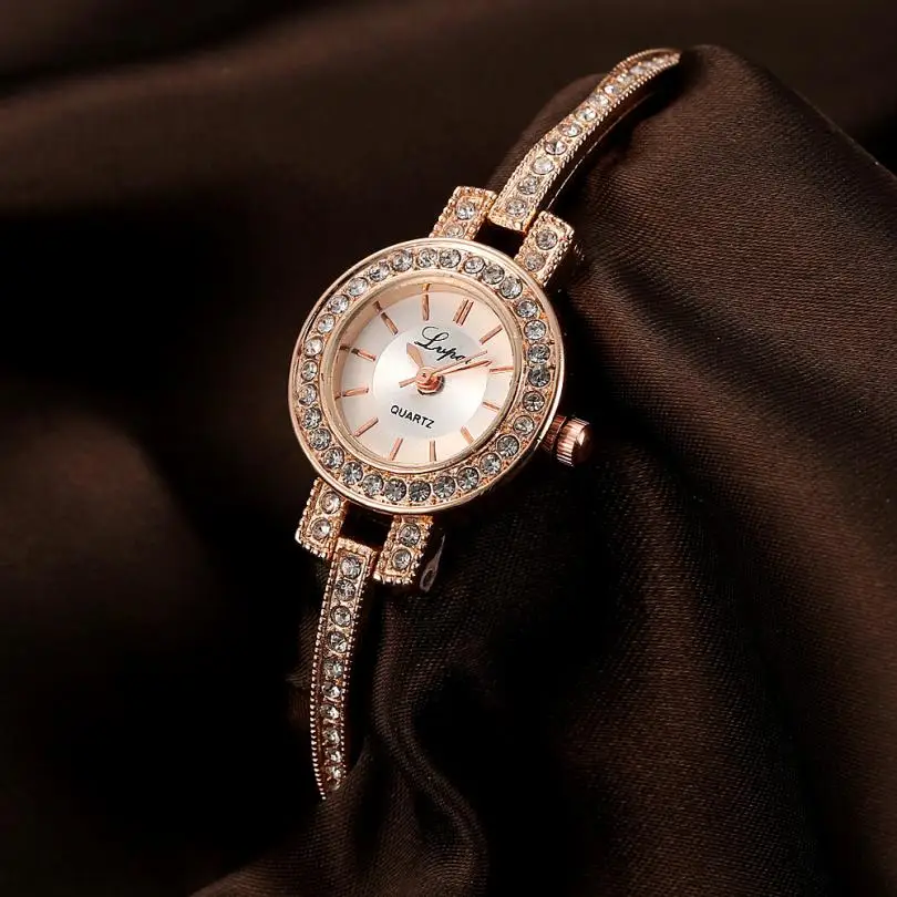 Montre femme дамские часы хрустальные маленькие женские кварцевые наручные часы из нержавеющей стали Reloj Mujer