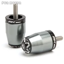 KYMCO AK550 AK 550Handlebar Grips Handle Bar Ends plug gold Anti Vibration