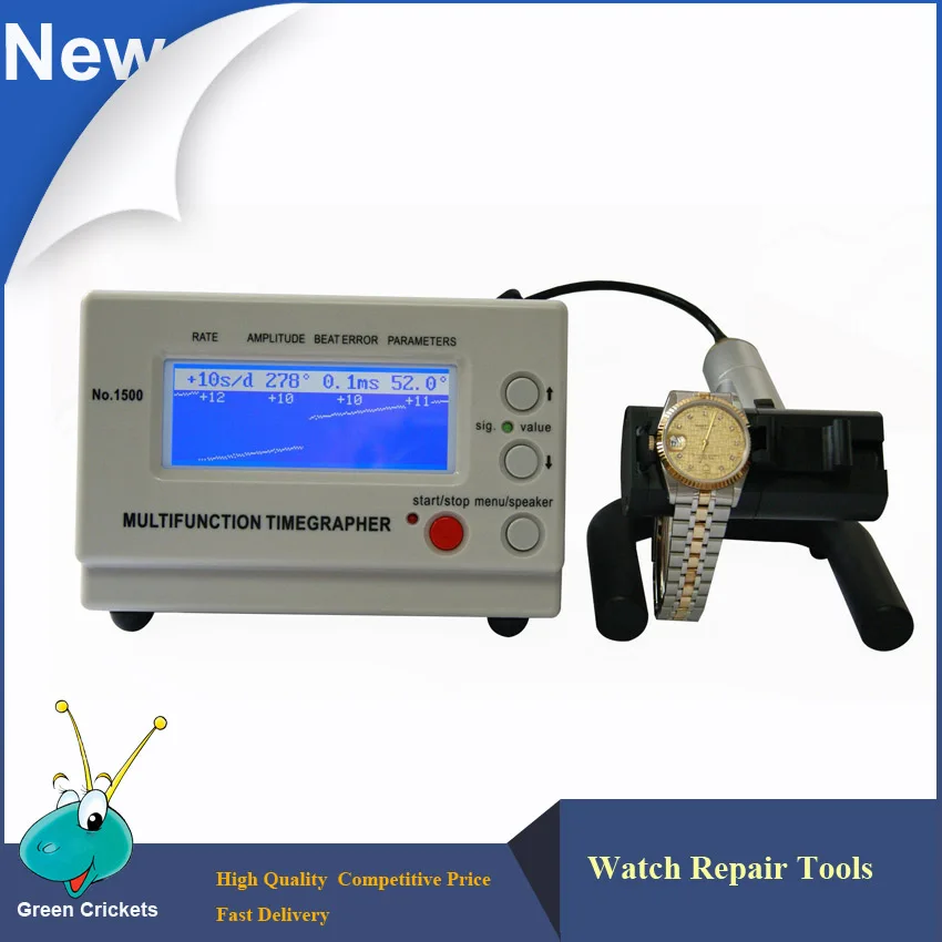 Weishi No 1500 Machine Watch Timing Test Tool Large Size Display Watch Timing Timegrapher for watchmakers
