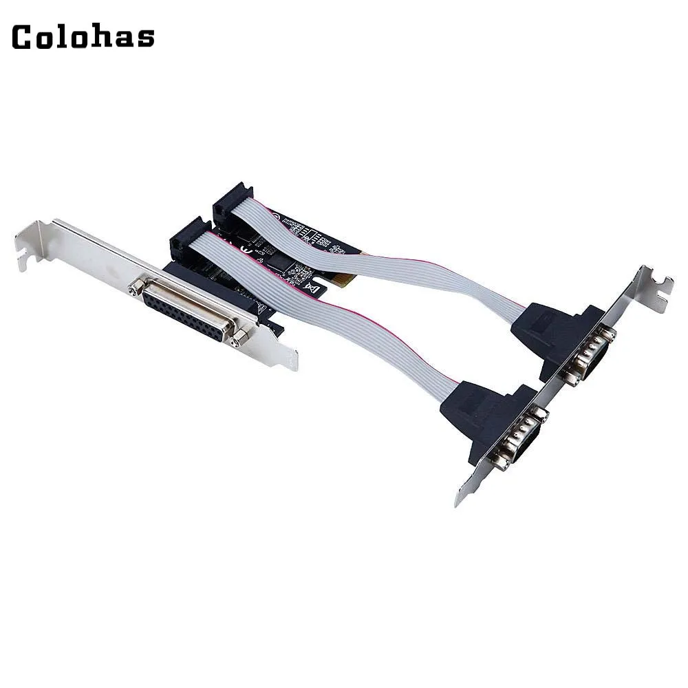 Buy PCI E PCI Express to DB25 Parallel Port Dual DB9