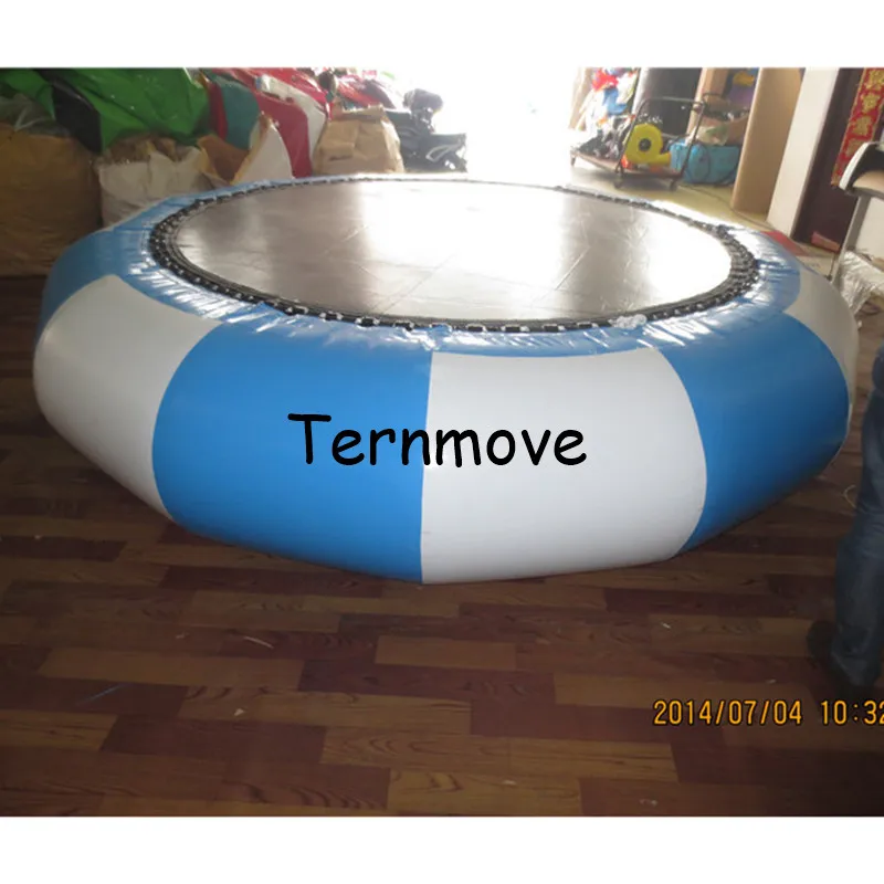 

inflatable Water Bouncer Soft Jumping/ Inflatable Bungee Jumping Trampoline/ inflatable water trampoline