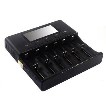 

Liitokala Lii-S6 battery Charger Auto-polarity detection For 18650 26650 18350 18340 li-ion Ni-MH batteries