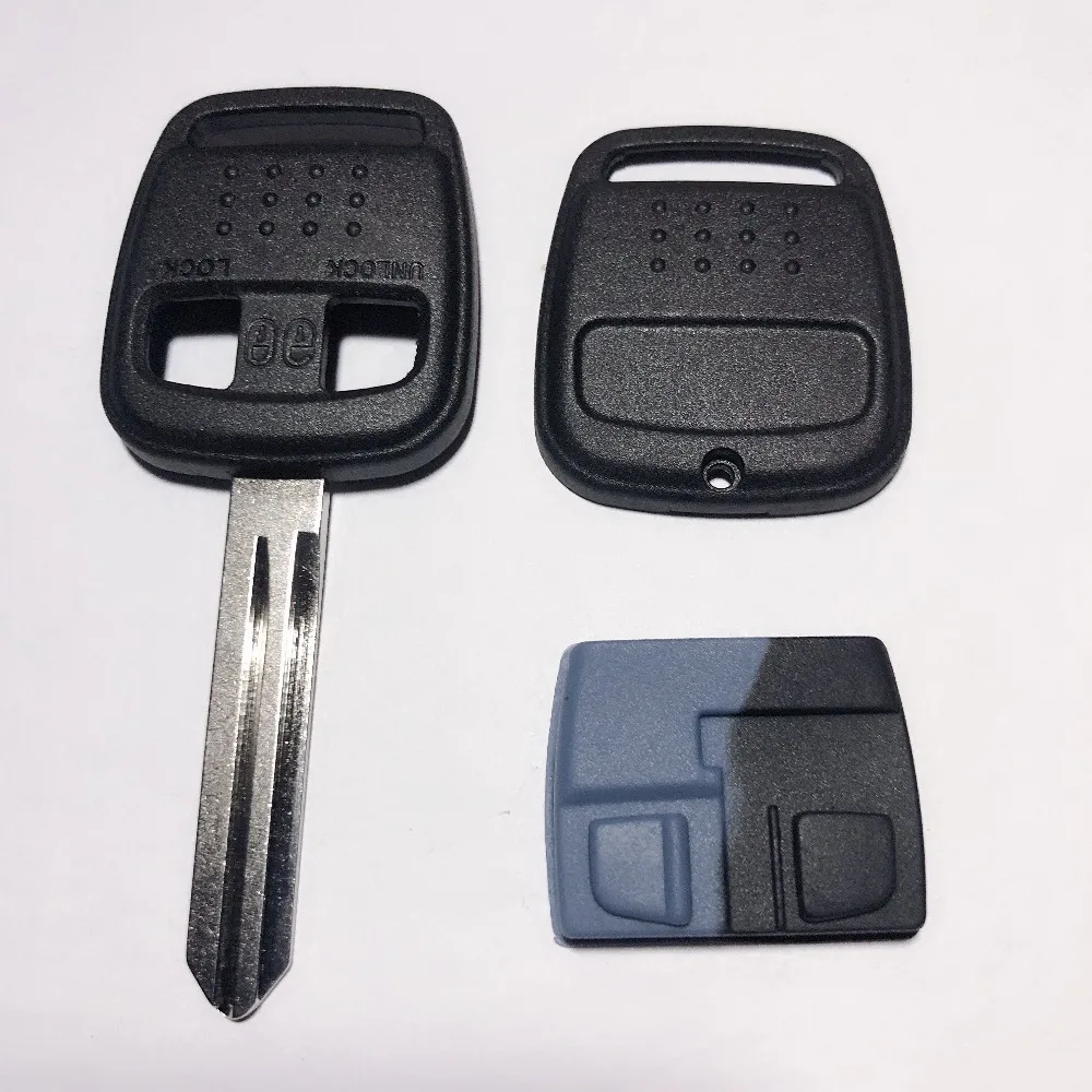 Replacement Remote Car Case Fob Cover for Nissan Qashqai Elgrand X-TRAIL NAVARA MICRA 2 Button Car Key Shell Blank