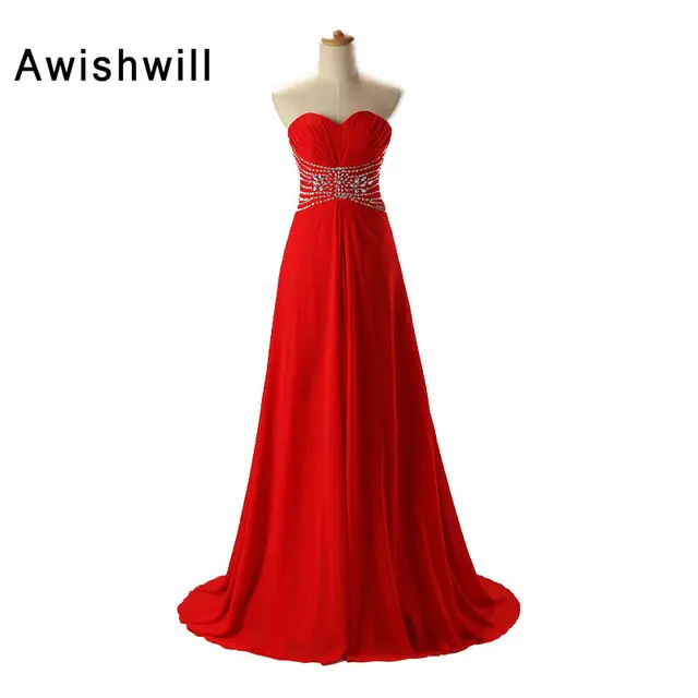Red Color Prom Dress