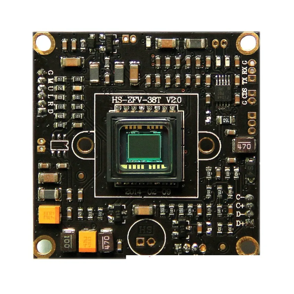 

DIY 800TVL Sony 663 CCD+Effio-V 4141 DSP WDR Camera Module Board PCBA OSD Menu Control Cable HLC Motion Detection