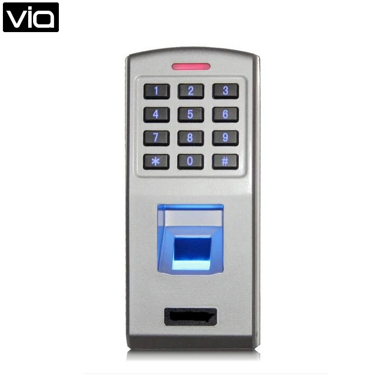 

F3 Free Shipping IP 65 Metal waterproof Biometric fingerprint Keyboard standalone access Control Wiegand 26 Bits Output