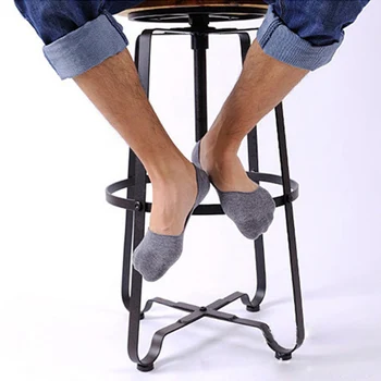 

MUQGEW 1Pair 2017 Fashion Men' s Comfortable Shallow mouth invisible boat socks High Quality cotton Slip socks masculinas meias