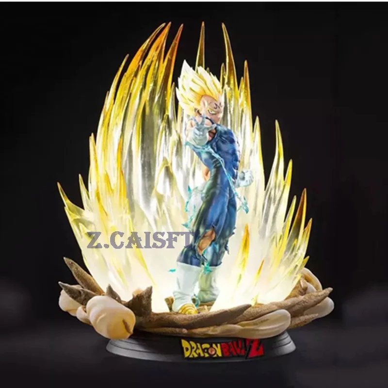 20,4" Статуя Dragon Ball Saiyan бюст Вегета 1:4 полноразмерный портрет со светодиодный светильник GK фигурка Коллекционная модель игрушки H32