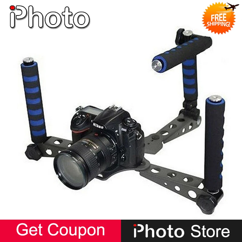 

Spider Steady Camera Stabilizer DSLR Rig Shoulder Mount Movie Kit Support for Canon 5DII 7D 550D 600D 60D Nikon D7000 D5100