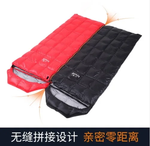 

Hewolf Outdoor Envelope Ultralight Spring Autumn Down Sleeping Bag Lunch Warm Duck Down Sleeping Bag Spring Camping Equipment