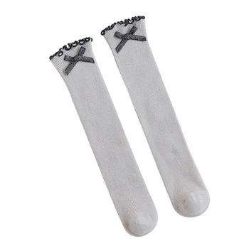 

New Kids Socks Toddlers Girls Big Bow Knee High Long Soft Cotton baby Socks Kids Children Bowknot Design Socks 1-6Y Dropshipping