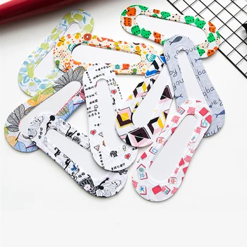 

5Pair Invisible Socks Women Slippers Girls Ice Silk Slippers Socks Short Non-Slip Boat Sock Breathable Summer Meias