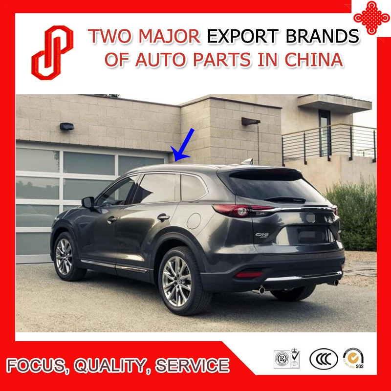 عالية الجودة سبائك الألومنيوم الجانب السكك الحديدية بار حامل سقفي لمازدا CX-9 cx9 2016 2017 2018 16 17 18