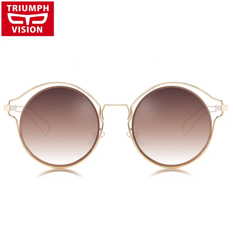 Солнцезащитные очки TRIUMPH VISION женские зеркальные модные брендовые дизайнерские