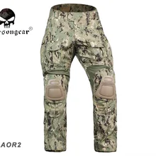 EMERSON GEN 3 армейские штаны с наколенниками военные BDU Airsoft снаряжение охотничьи брюки EM7049 AOR2