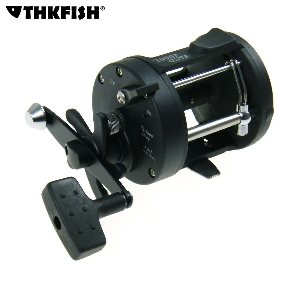 THKFISH Casting Fishing Reel TSSD 1BB 3000L 4000L Baitcast reel Trolling Boat Drum Salt Water Tackle Tools | Спорт и развлечения