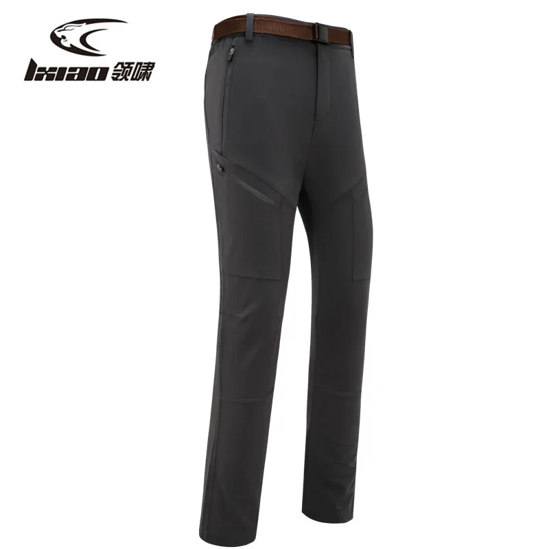 LXIAO senderismo Mujer Pantalones de secado rápido pantalones con cremallera impermeable y transpirable Camping Trekking pantalones al aire libre de las mujeres al aire libre Deporte Pantalones de deporte de las mujeres
