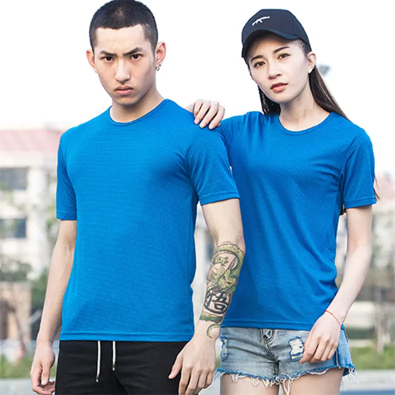 XS-5XL Fast Dry T shirts Men Women Short Male Female Fitness T-Shirts Summer Breathable Hiking Couple Sweat-shirts Man Plus Size 10