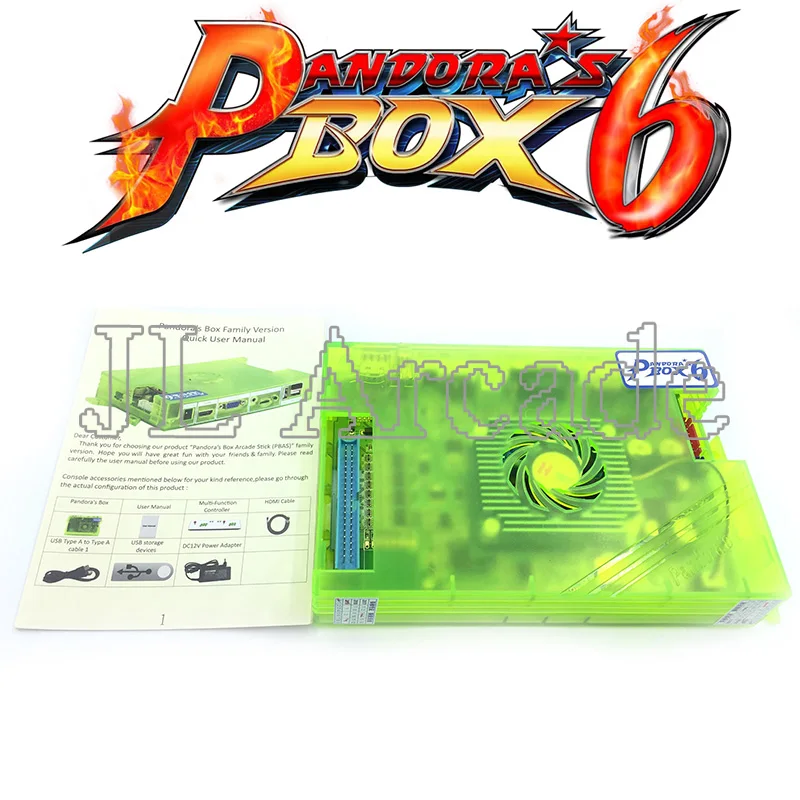 

New Arrival Original Pandora Box 6 Home Edition 1300 in 1 Games Board Family Version for Game Joystick Arcade Marchine Cabinet