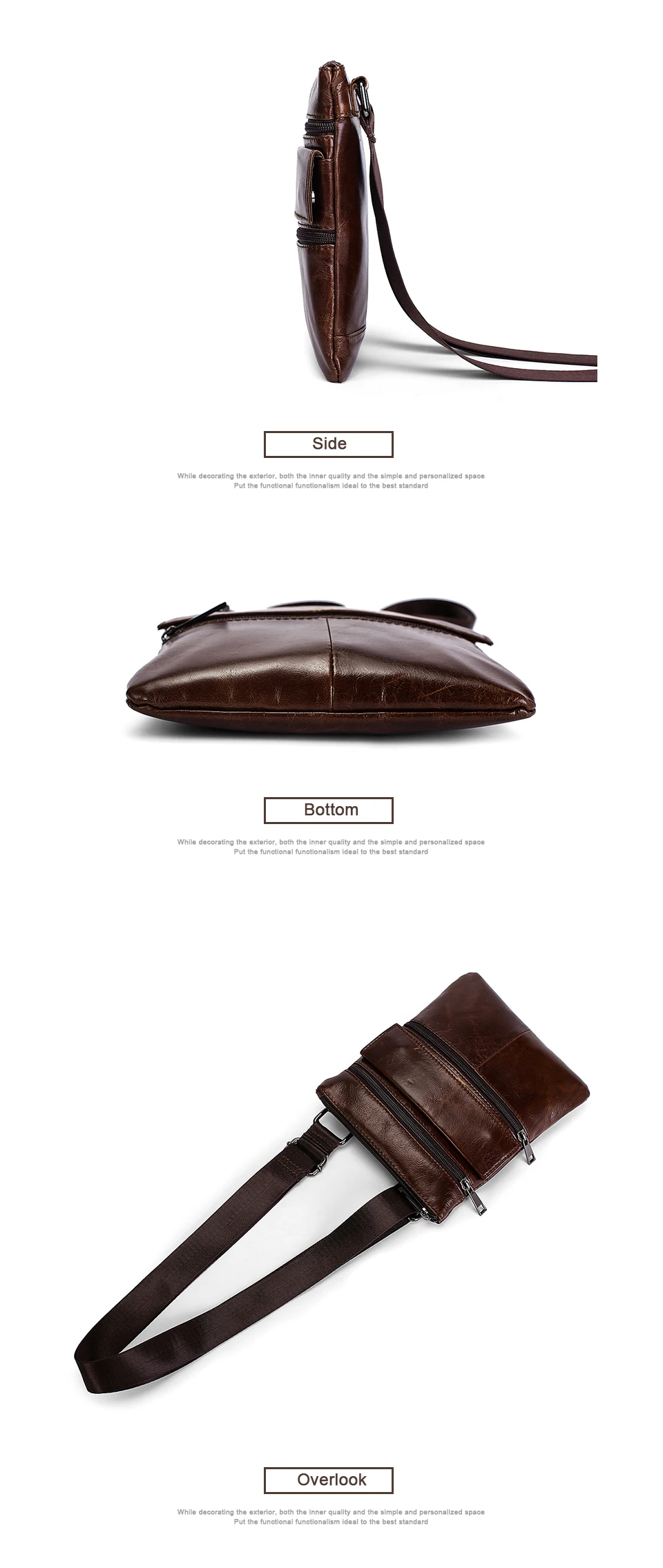 bag male genuine leather