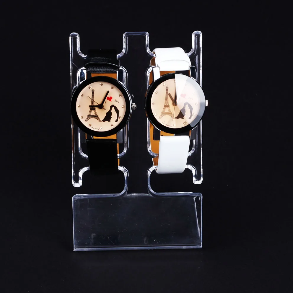 Tonvic оптом 8 пластиковых прозрачных витрина для часов держатель AF 17 2 шт|watch display