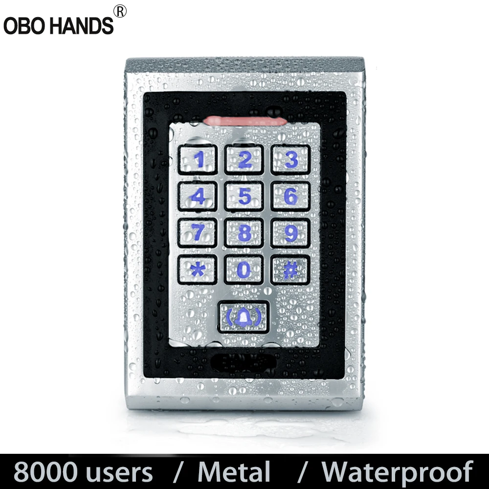 125 кГц RFID Клавиатура IP65 водонепроницаемая плата контроля доступа непромокаемая