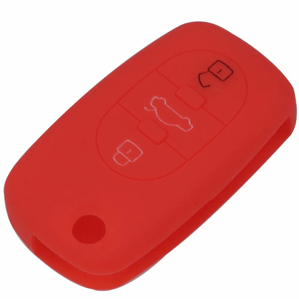 Jingyuqin Car Silicone Skin Key Cover Case For Audi A3 A4 A6 A8 TT 3