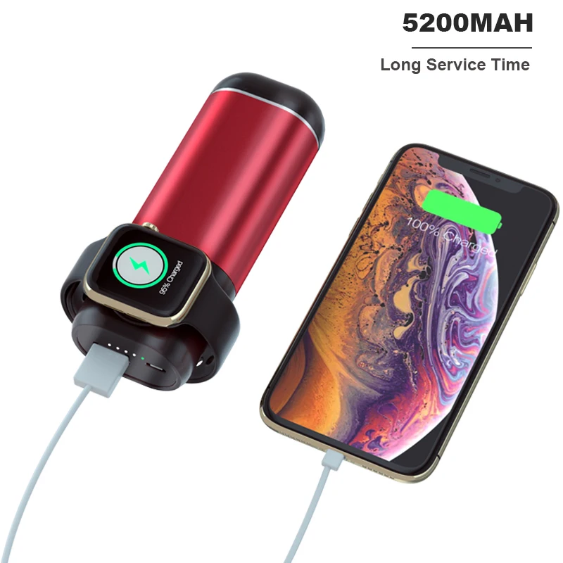 Быстрое магнитное Беспроводное зарядное устройство power Bank для iPhone airpods Apple Watch Series iWatch 1 2 3 4