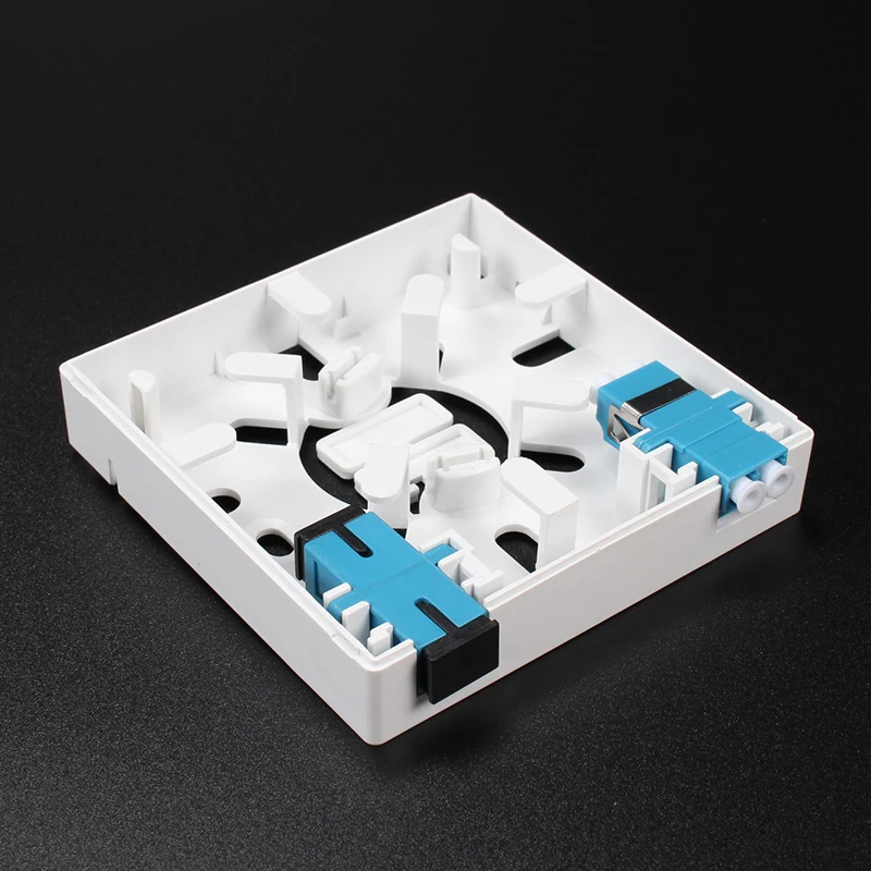 

20pcs/lots 2 Core SC FTTH fiber optic socket panel fiber optic terminal junction box 86 type information panels