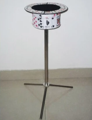 

Collapsible Card Top Hat Stand - Side Table Magic Tricks Stage Close Up Illusions Gimmick Props Comedy Magicians Top Hat Table